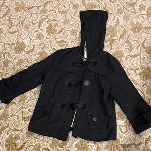 Flying Tomato  Black Hooded jacket.